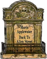 Mavis' Tombstone