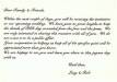Lucy Lawless Wedding Invitation