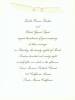 Lucy Lawless Wedding Invitation