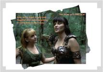 Xena & Gabrielle Xmas Card