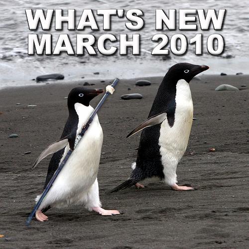 What's New March 2010